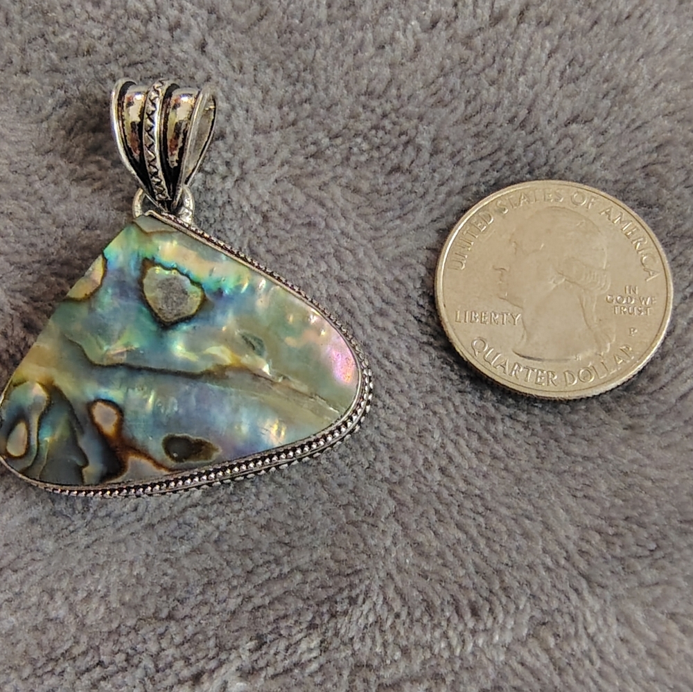 Not For Sale - Abalone Shell Pendant - Picture 7 of 8